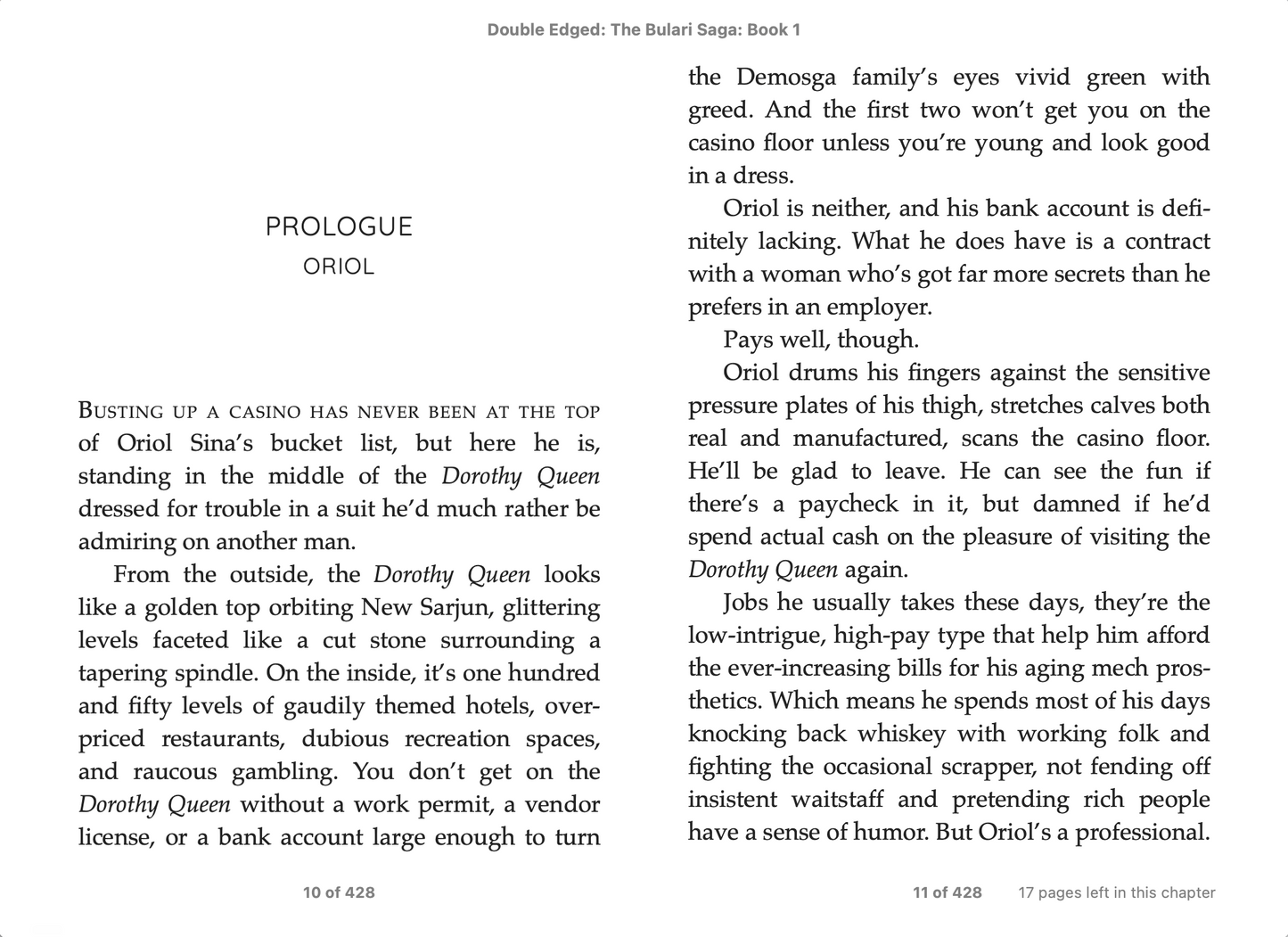 Double Edged (Bulari Saga 1) Ebook