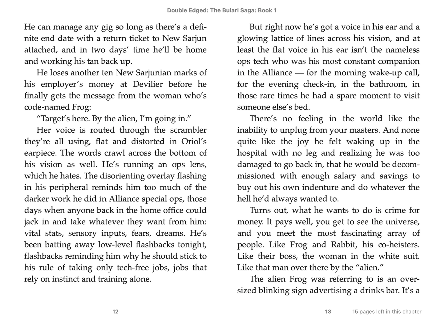 Double Edged (Bulari Saga 1) Ebook