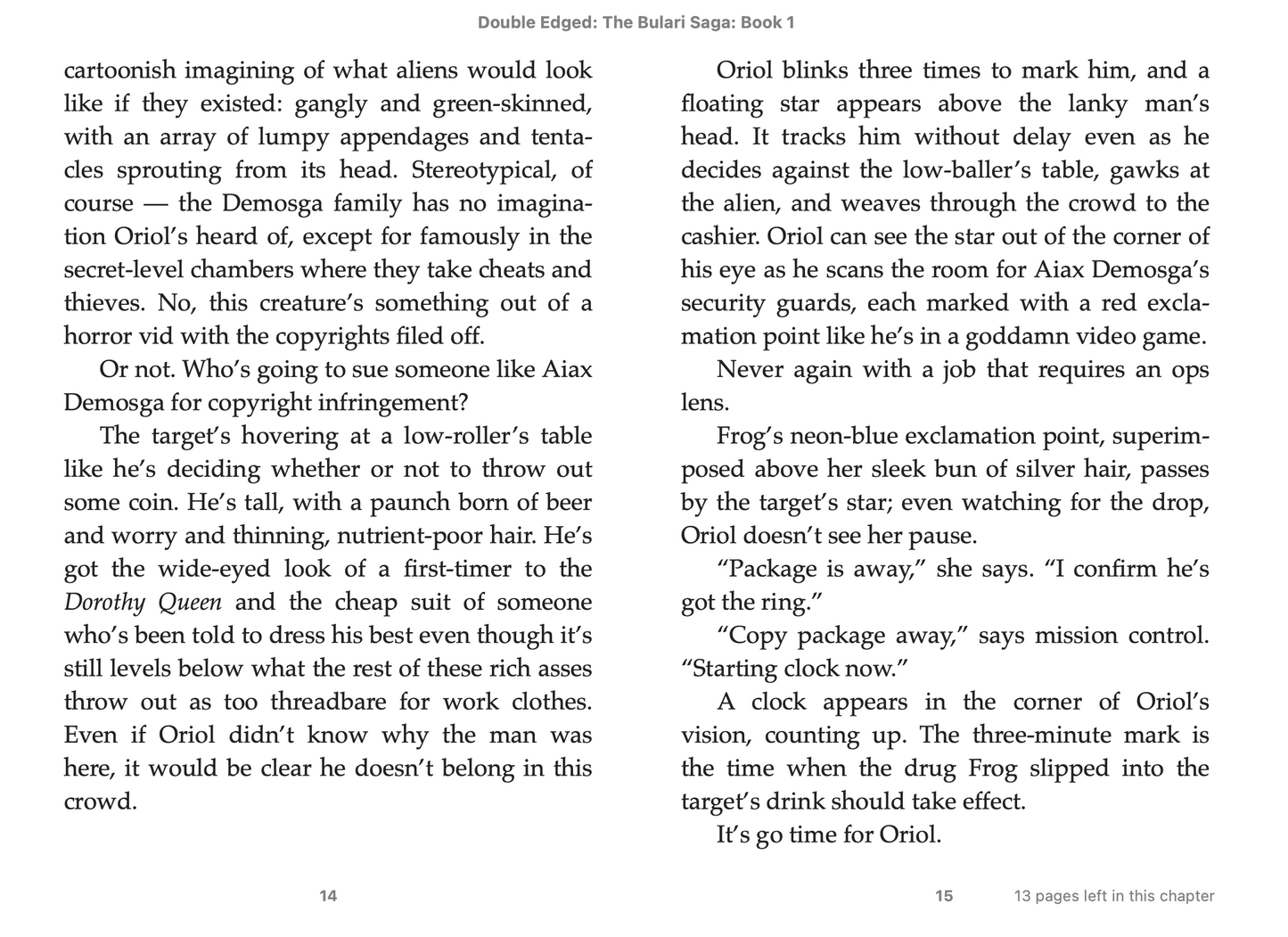 Double Edged (Bulari Saga 1) Ebook